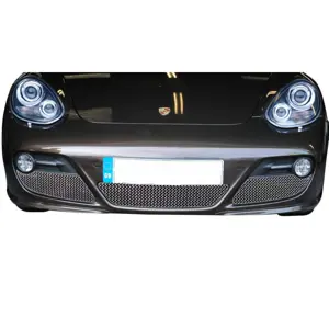 Edelstahl-Grillsatz für vordere Stoßstange ZunSport. Porsche Cayman 987 MKII